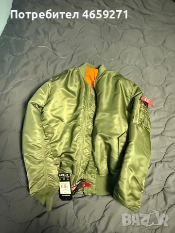 Alpha Industries MA-1 Heritage Bomber Jacket чисто ново