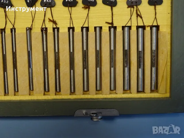 Комплект цилиндрични калибри за резба(телчета) Carl Zeiss Jena DDR Ф0.17-Ф6.35mm, снимка 8 - Други инструменти - 49128754
