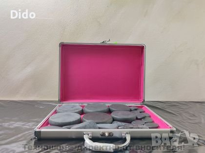 ПОДГРЯВАЩ КУФАР + 20 бр. ВУЛКАНИЧНИ МАСАЖНИ КАМЪНИ , снимка 4 - Други - 39335177