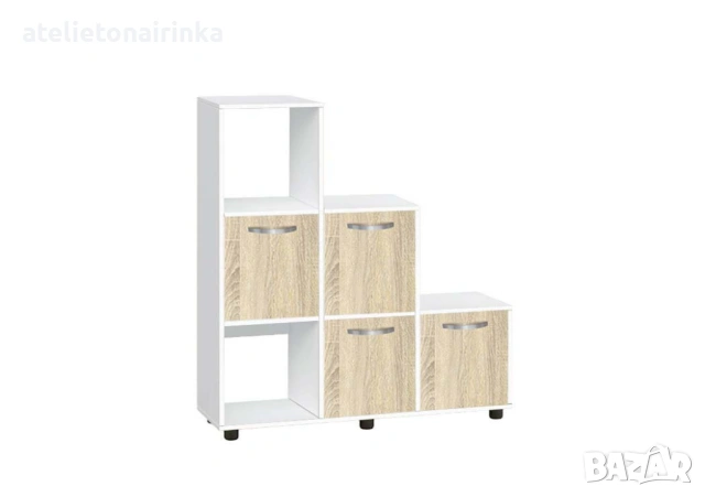 Етажерка Кубо 6 с четири вратички, снимка 9 - Етажерки - 53873104