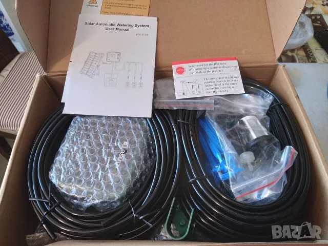 Соларна система за капково напояване AnseTo BSV-IC309, снимка 13 - Напояване - 55974304