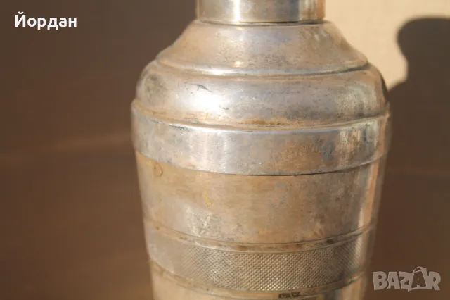 Посребрен шейкър за коктейли, снимка 3 - Антикварни и старинни предмети - 47594014