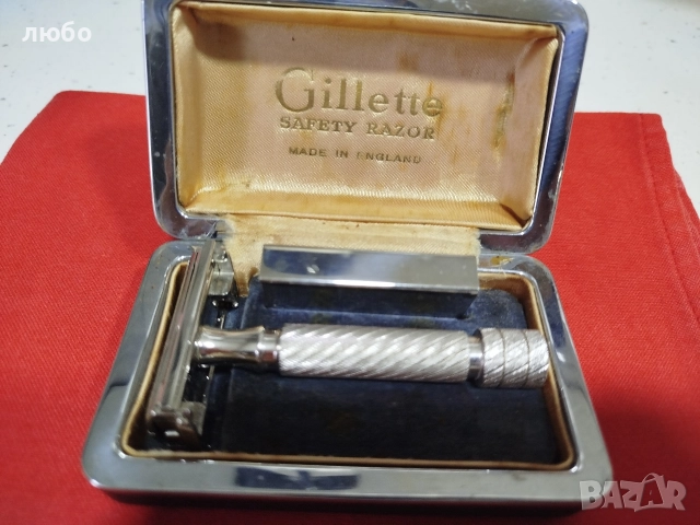 GILLETE SAFETY RAZON MADE IN ENGLAND N:21 1948