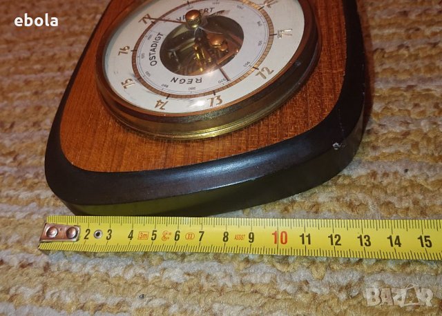 Барометър и термометър , снимка 13 - Антикварни и старинни предмети - 35871062