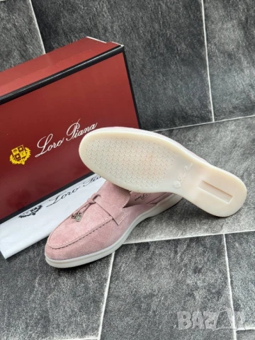 чехли от естествен велур loro piana , снимка 5 - Чехли - 50983214