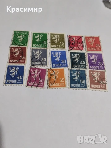 Пощенски марки Норвегия., снимка 5 - Филателия - 51311955