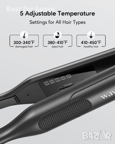 Преса за брада и коса с тънки плочи 0,75 см от Stylocks QY1088, снимка 6 - Преси за коса - 41661804