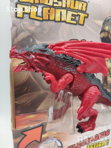 Светещ динозавър и свирещ , снимка 4 - Електрически играчки - 40888162