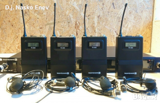 Beyerdynamic Opus 800MF 4x hand transmitter 4x Bodypack Transmitter 4x MU-53 пълен безжичен комплект, снимка 10 - Микрофони - 36074321