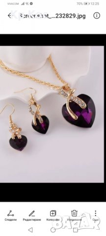 Прелестни големи колиета с обици в няколко цвята