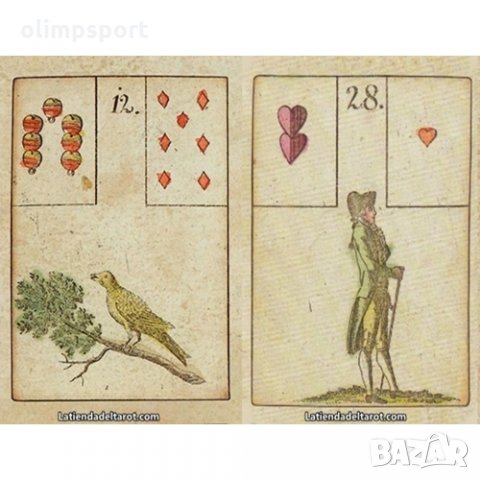 карти оракул  AGM PRIMAL LENORMAND нови , снимка 5 - Карти за игра - 35906010