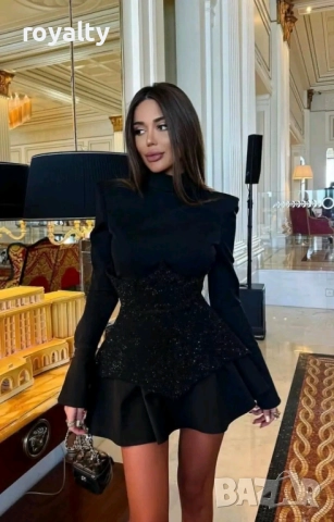 Елегантна Стилна Дамска Рокля 