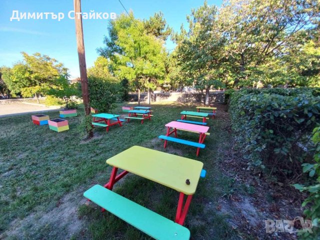Детска маса с пейка, снимка 7 - Играчки за стая - 32526070