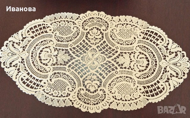 Продавам дантелени карета на една кука, снимка 3 - Покривки за маси - 53418221