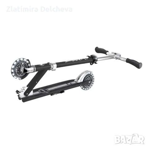 Алуминиева детска тротинетка Globber Flow Element Lights – черна, снимка 5 - Скутери и тротинетки - 56268096