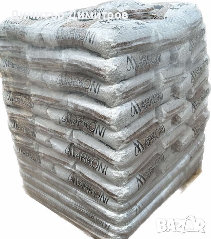 Пелети Markoni EN+A1 80% бор и 20% бук , снимка 2 - Пелети - 41940091