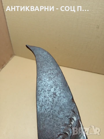 Стар Ръчно Кован Инструмент Тегло 1.300кг., снимка 12 - Антикварни и старинни предмети - 50489271