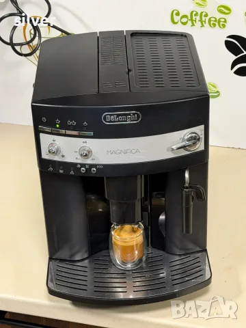 Кафемашина кафе автомат delonghi magnifica с гаранция, снимка 3 - Кафемашини - 55874407
