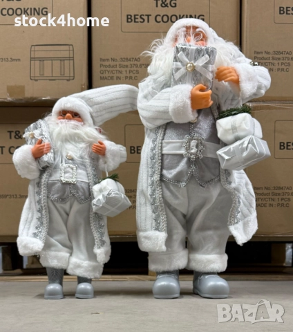 Симпатичен голям Дядо Коледа в различни варианти, Дядо коледа играчка, снимка 8 - Декорация за дома - 52467077