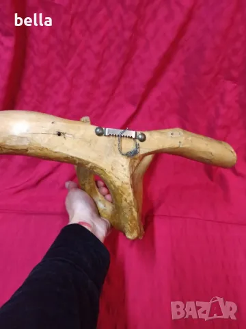 Дървена нестандартна пластика от добре обработен клон ,дърворезба , снимка 9 - Антикварни и старинни предмети - 48676619