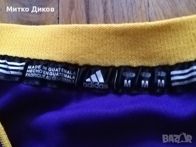Kobe Bryant #24 Los Angeles Lakers NBA маркова баскетболна тениска  оригин.Adidas размер M lenght +2, снимка 6 - Баскетбол - 44797385