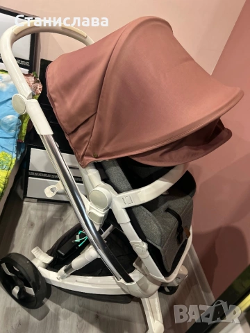 Бебешка количка чиполино електра 3в1 , снимка 4 - Детски колички - 53619644