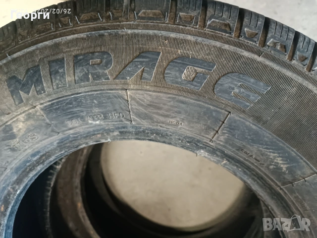 2бр. зимни гуми 225/70/15C Mirage, снимка 5 - Гуми и джанти - 53642938