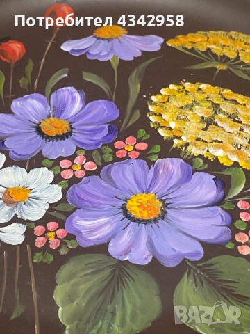 Winterling 1945-1950 г. Чиния за стена., снимка 3 - Антикварни и старинни предмети - 52871825