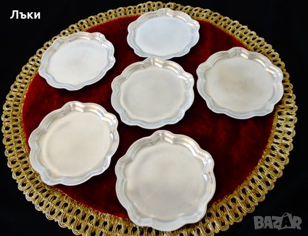 Чиния за хапки,подложка,калай.