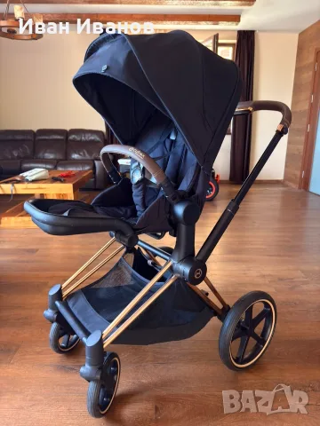Бебешка количка Cybex Priam 4 + зимен чувал