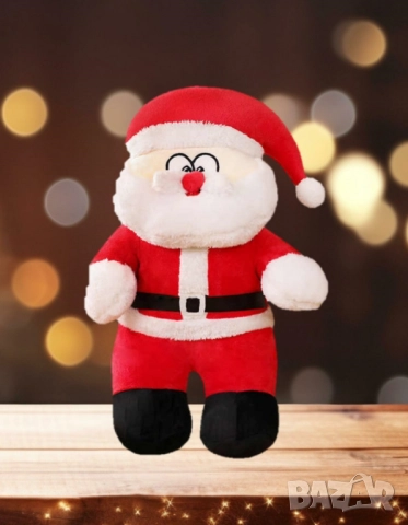 Плюшена играчка Дядо Коледа – 35 см, снимка 2 - Други - 52567904
