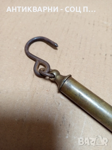 Стар Малък Бронзов Английски Кантар До 40кг. , снимка 4 - Антикварни и старинни предмети - 52355902