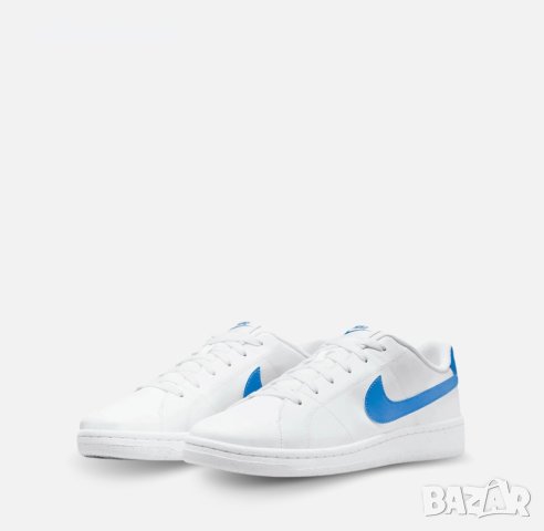 НАМАЛЕНИЕ !!! Кецове Nike Court Royale 2 NN White/Blue DH3160-103 №45.5, снимка 3 - Кецове - 41180205