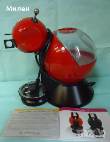 Кафемашина с гаранция 1 година NESCAFÉ® Krups Dolce Gusto Melody.Red