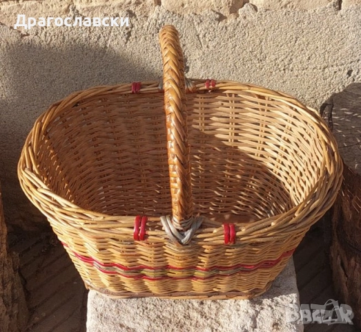  Кошници, панери, подноси, плетени, ракита, круша, съд, пикник, декорация, битов кът , снимка 16 - Други - 49246027