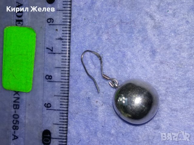 СТАРА СРЕБЪРНА КЛАСИЧЕСКИ РЕТРО СТИЛ ОБЕЦА ТОПЧЕ СРЕБРО 925 РЪЧНА ИЗРАБОТКА 22174, снимка 7 - Антикварни и старинни предмети - 40921147