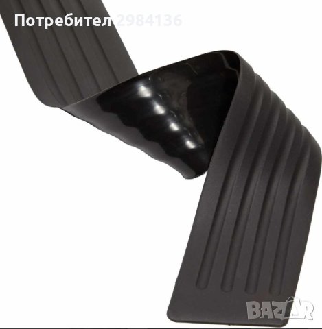 Защитна гумена лента Протектор за задна броня и багажник Черна 90 см х 7 см, снимка 3 - Аксесоари и консумативи - 44165898