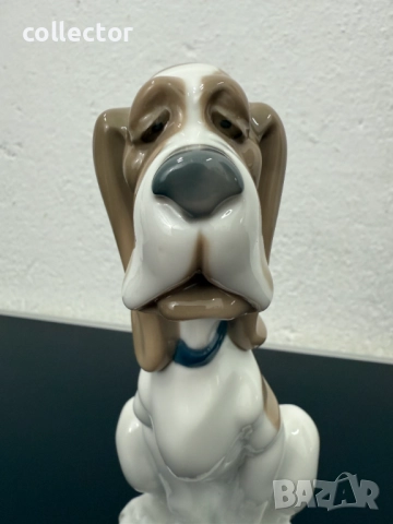 Порцеланова фигура на Басет - Lladro -  NAO. №7493, снимка 7 - Колекции - 52063360