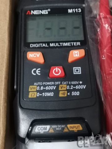 Цифров мултицет ANENG M113 - автоматични обхвати, снимка 4 - Друга електроника - 51576166