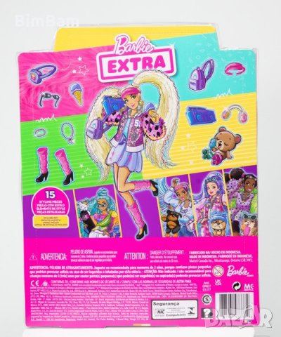 Кукла Barbie EXSTRA - с руси опашки / Mattel, снимка 8 - Кукли - 35903984