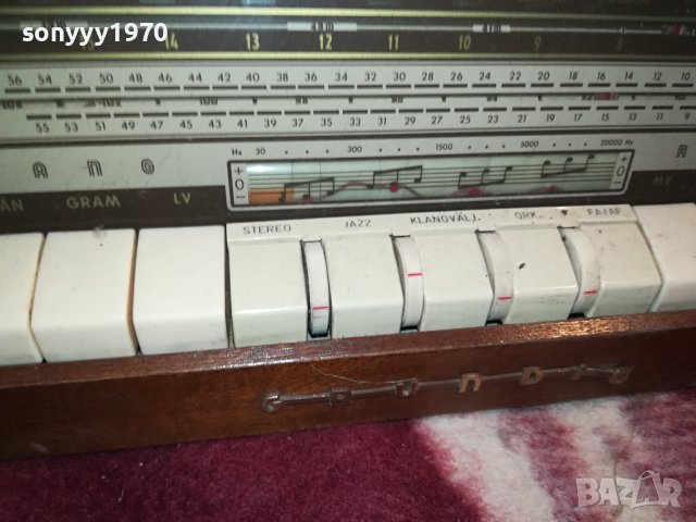 GRUNDIG TYP 4199S/STEREO TUBE-W.GERMANY L2ESD0609231741, снимка 10 - Ресийвъри, усилватели, смесителни пултове - 42096988