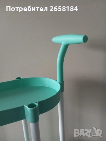 Помощна масичка вис.87см, с колелца със стопери, снимка 4 - Други стоки за дома - 51974607