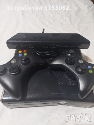 Xbox360 + 2 джойстика +kinect +игри, снимка 4 - Xbox конзоли - 53302649