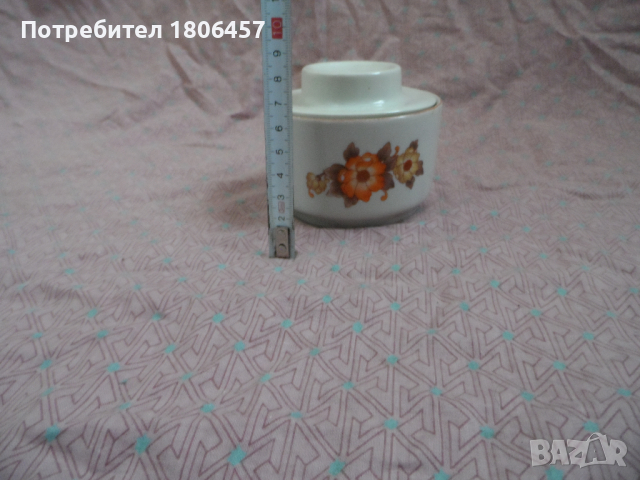 порцеланова захарница 2, снимка 6 - Антикварни и старинни предмети - 36325938