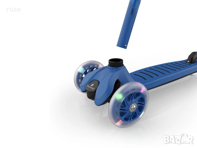 НОВИ! Тротинетка с LED колела ДВА ЦВЯТА 50кг Триколка, снимка 5 - Други - 41857786