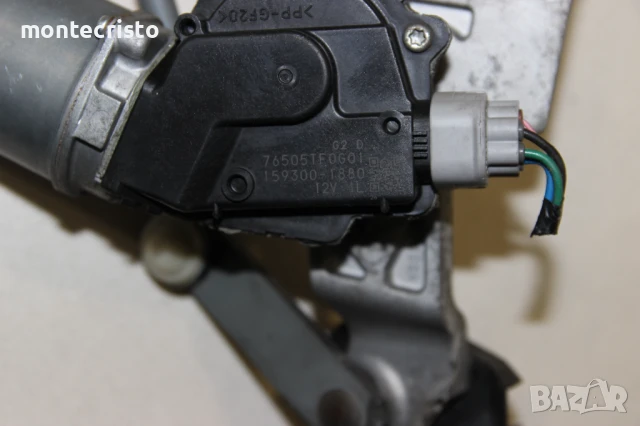 Механизъм предни чистачки Honda Jazz III (2008-2015г.) моторче чистачки 76505TF0G01 мотор, снимка 3 - Части - 51152273