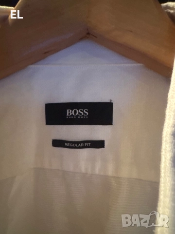 Мъжка риза BOSS, снимка 2 - Ризи - 52352756