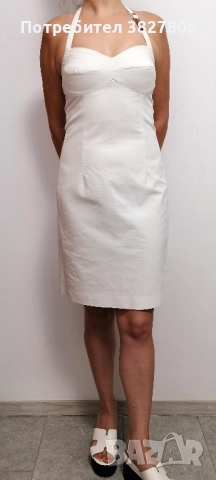 Бяла лятна рокля