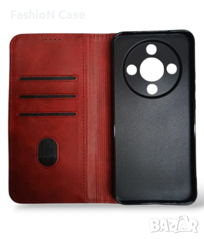 Huawei honor magic 8 lite цветни Кожени калъфи тип тефтер, снимка 3 - Калъфи, кейсове - 53807330