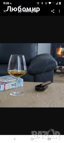 Пепелник за пури, керамичен, черен – „The One“ от Mondo Cigar , снимка 5 - Други ценни предмети - 52489753